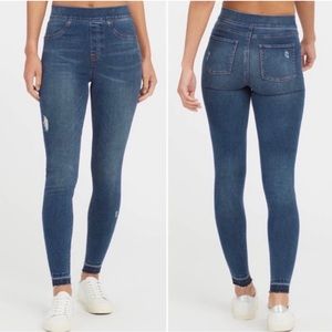 SPANX Distressed Ankle Skinny Jean Sz S